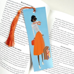 Bookmark for women,Gift for Her,Fashion Gifts,Double sided bookmark,Book Lover,Book Lover Gift,Book worm,Cute Bookmarks,Book Club Gifts