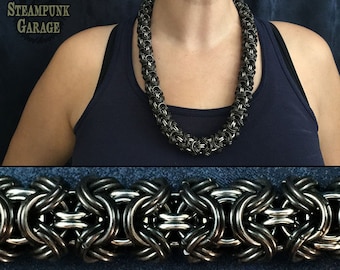 Custom ALL SILVER STEEL Juggernaut Chain -