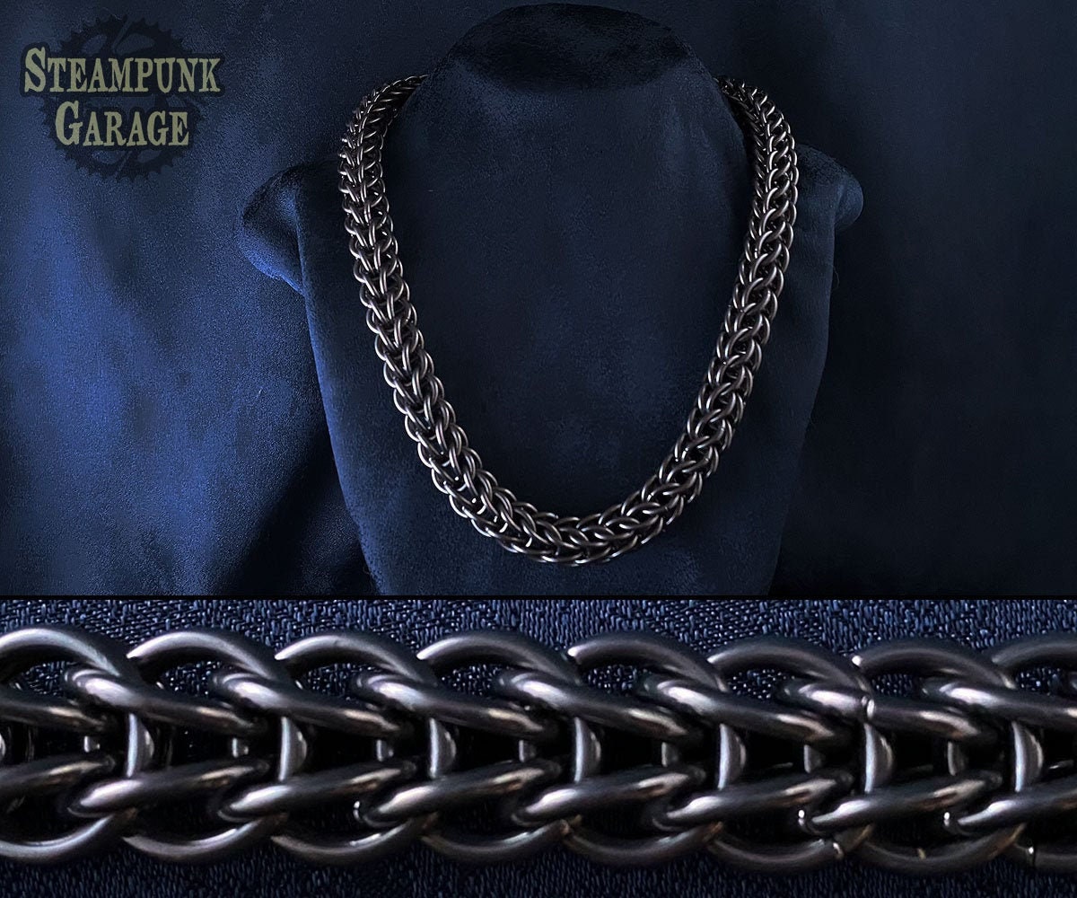 Titanium Foxtail Chain Chainmaille Torc 