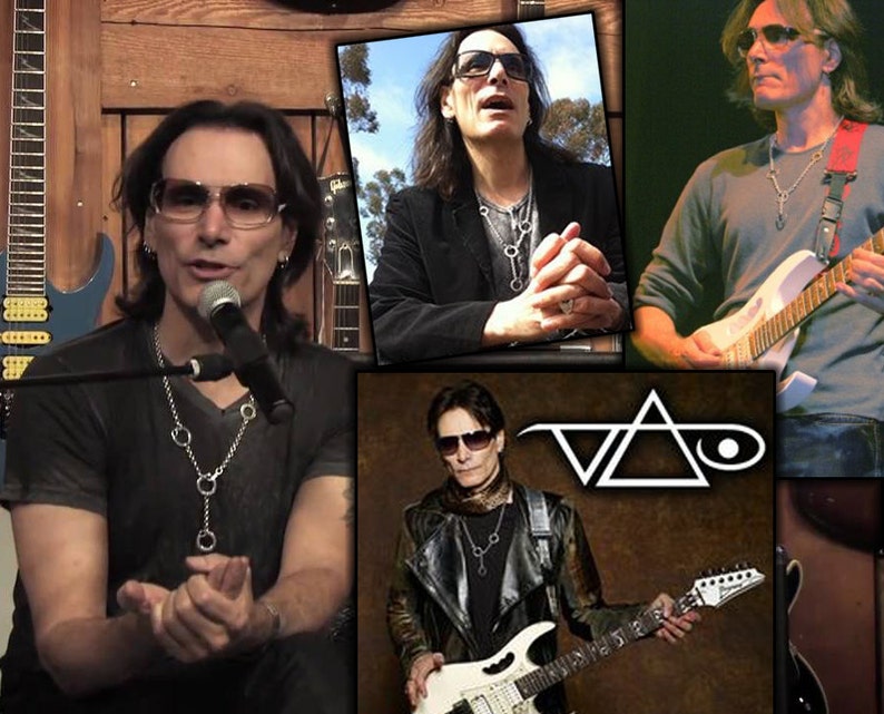 Steve Vai inspired chain Stainless or Titanium Flying V necklace JPL adjustable Chainmaille image 7