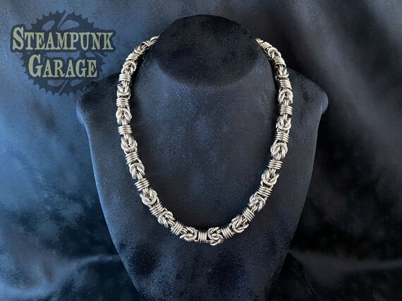 ビザンチンチェーン バリチェーン 52㎝ 925SILVER ネックレス 61ocXuq4jpL._SY350_QL65_.jpg