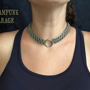 Choker Conundrum Lace Weave Stainless Steel or Titanium image 9