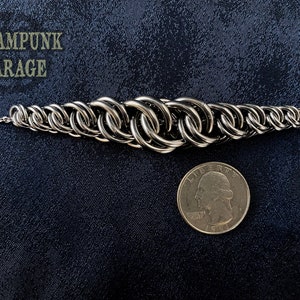 Slider Stainless Graduated Chainmaille Pendant 20awg image 3