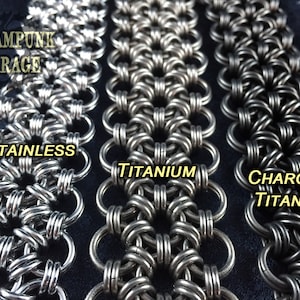 Stainless or Titanium Helm Weave Strong, lightweight and comfortable for daily wear image 9