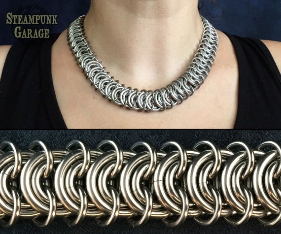 Vertebrae Chain - Stainless STEEL Necklace - 12swg and 14swg
