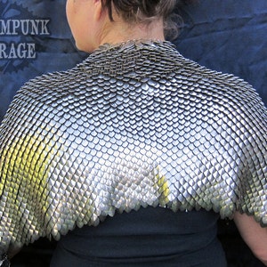 Sheet of SMALL SCALE Stainless Scalemaille - Guinea Pig Armor