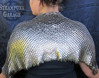 Sheet of SMALL SCALE Stainless Scalemaille - Guinea Pig Armor