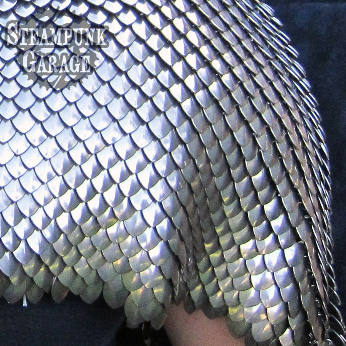 Sheet of SMALL SCALE Stainless Scalemaille Guinea Pig Armor Etsy