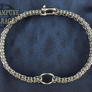 Choker Conundrum Lace Weave Stainless Steel or Titanium image 4