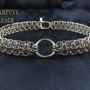 Choker Conundrum Lace Weave Stainless Steel or Titanium image 3