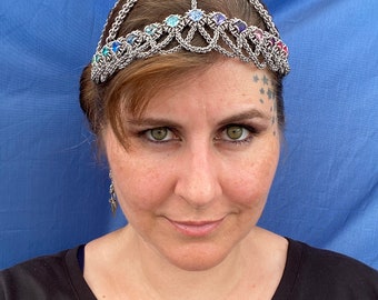 The Crown of Conjuring - One of a Kind chainmaille headdress