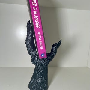 Book Holder Spooky Hand, Gothic Black Book Holder, Unique Gift Home Defor, Book Holder for Readers, Mystery Readers, Spooky Home Decor
