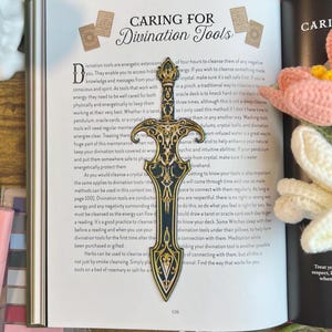 Sword Bookmark Fantasy Sword 3D Printed  Book Decor