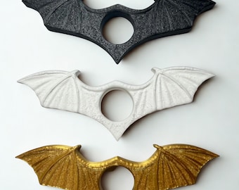 Sujetapáginas con forma de alas de murciélago impresas en 3D, accesorio para libros de fantasía
