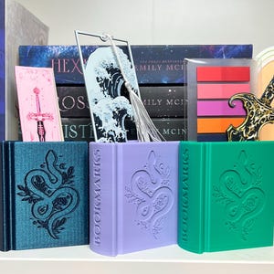 3D Printed Snake Bookmark Holder - Book Lover Gift