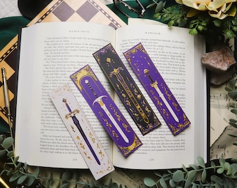 Fantasy Sword Bookmark Set, 3D Printed Book Lover Gift