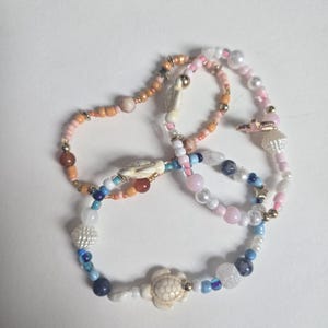 Summer color theme bracelets