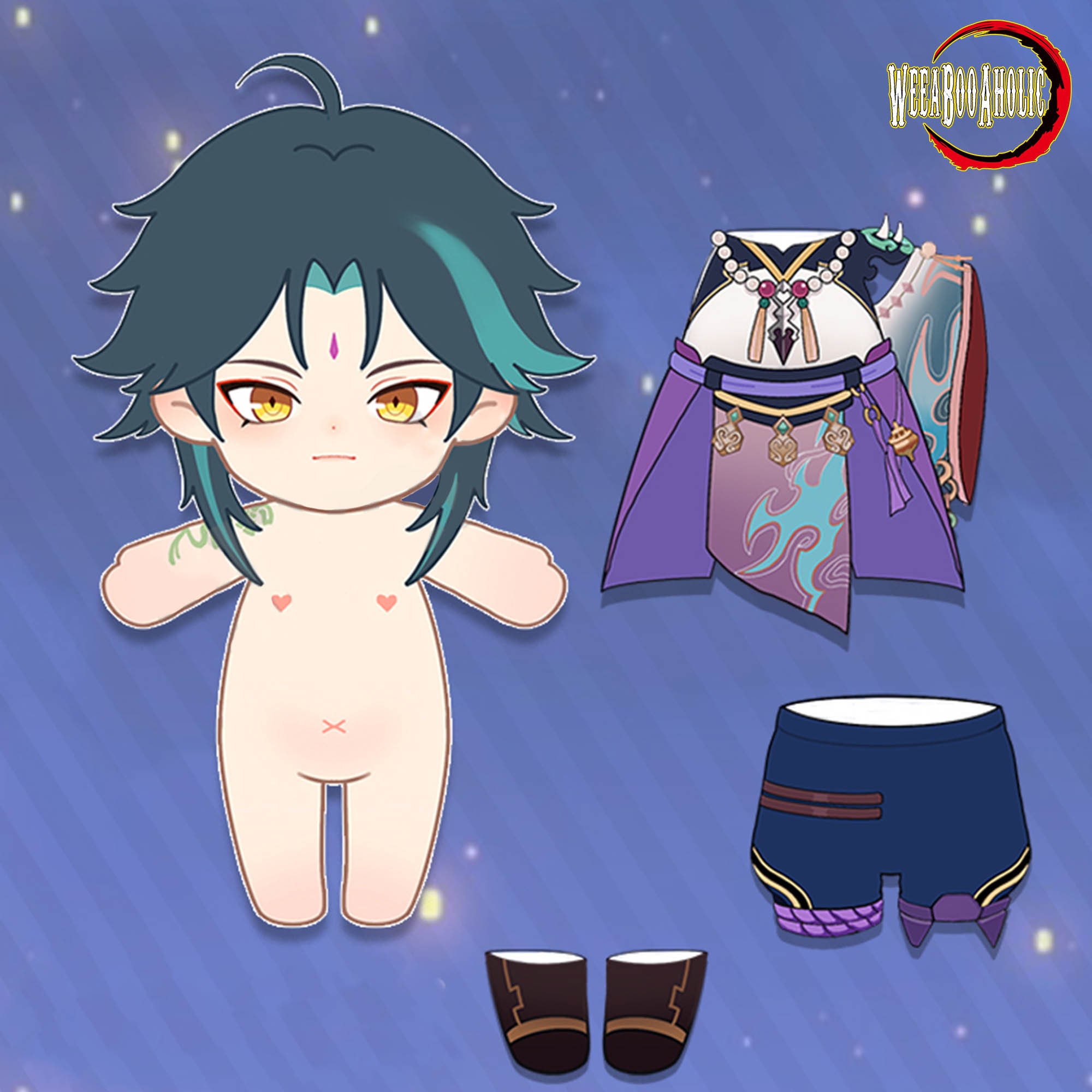PREORDER Genshin Impact Xiao Plushies 20cm Plush with | Etsy