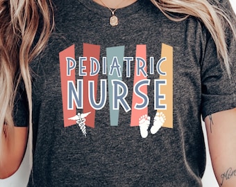 Pediatric Nurse Shirt | Cute Peds RN T-Shirt | Pediatric Nursing Gift | Kids' Nurse Apparel | Pediatric Nurse Appreciation Present