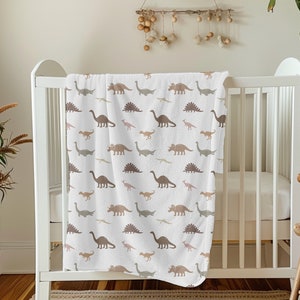 Dinosaur Blanket for Kids - Cozy Dino Blanket for Boys and Girls - Perfect Dinosaur Gift - Dino Party Favor - Baby Blanket