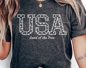 4th of July Shirt, Patriotic USA Flag Tee, Unisex Independence Day Shirt, July 4th Top, USA Pride Tshirt, Trendy American Holiday Top