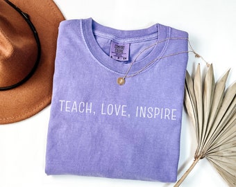 Comfort Colors® Teacher Shirt, Cute Teacher Shirt, Teacher Appreciation, Back to School Shirt, Elementary School Teacher Shirt, New Teacher