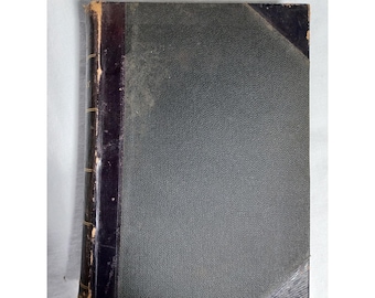 Revista mensual ilustrada The Century, vol. 33, cuero negro, HC, 1887