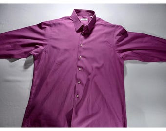american living dress shirts American Living Dress Shirt Mens 16.5 32/33 Blue Pocket Work Button
