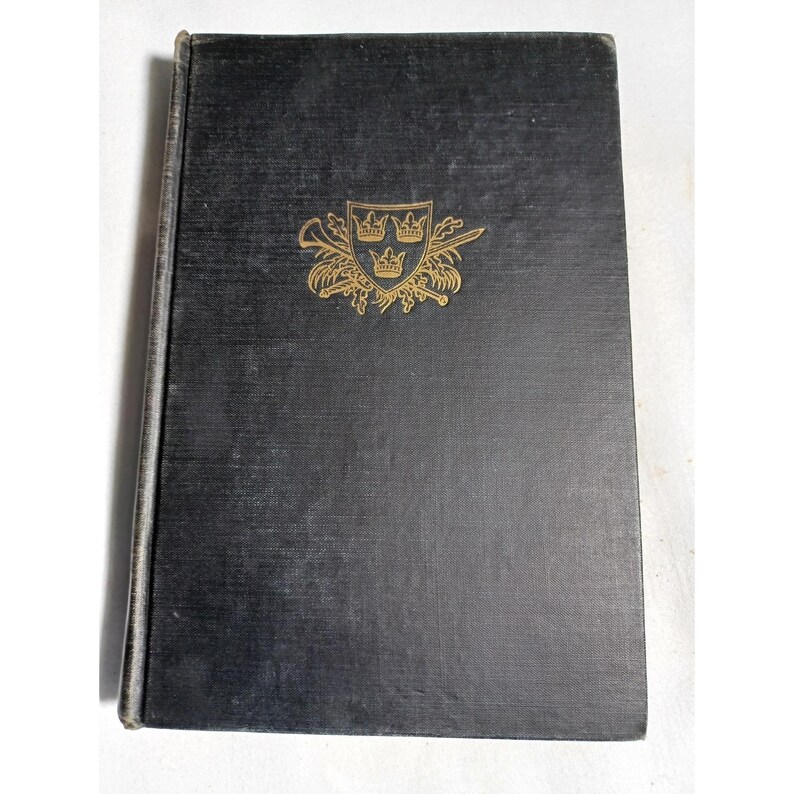Vintage La Rosa Negra Thomas B Costain 1945 Tela negra HC Ficción histórica imagen 2
