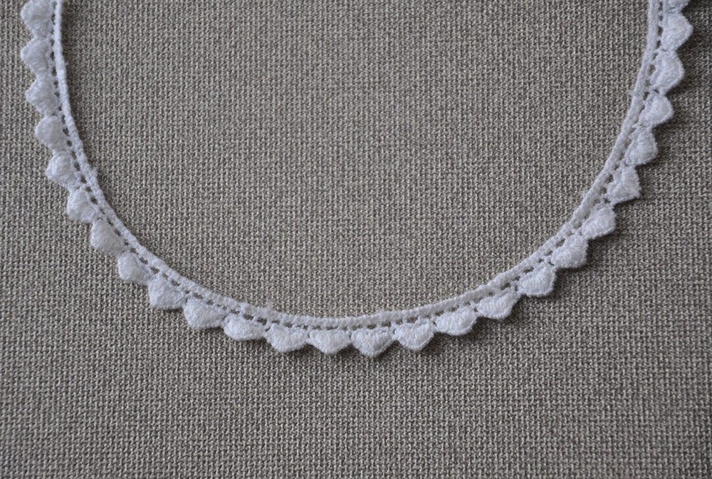 3Ys Mini Embroidery Heart Lace Trim SR030.39/10mm Etsy