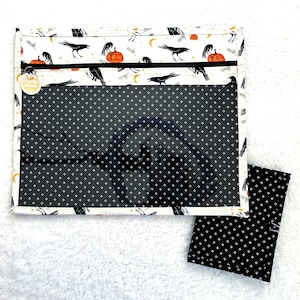 Crow Season Stitching Projekttasche : Vinyl Vorderseite 14x11 und passend dazu