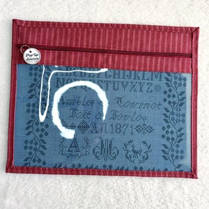 Borsa per progetto Revolution Sampler: parte frontale in vinile 14x11