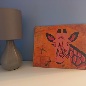 Giraffe cork backed placemat