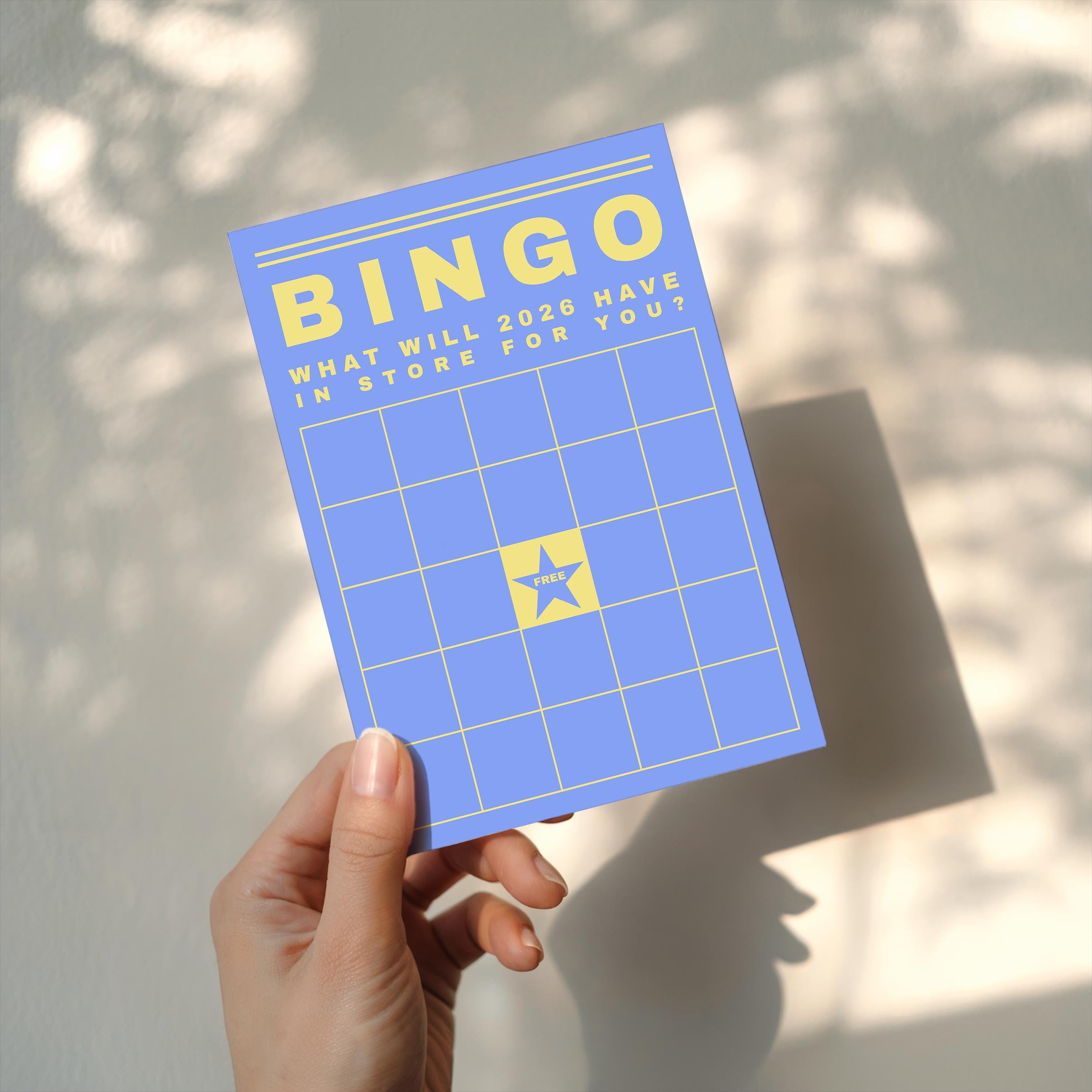 2026 Vision Board Bingo Canva Template — Editable 5x7 Printable Bingo ...