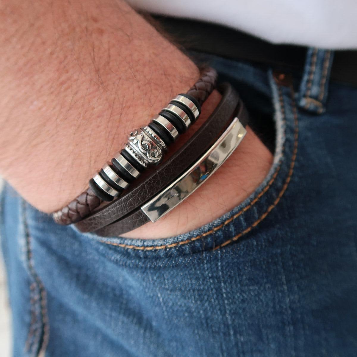 Men's Leather Bracelet 