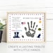 Veterans Day Handprint Craft, Veteran Appreciation, Patriotic Handprint ...