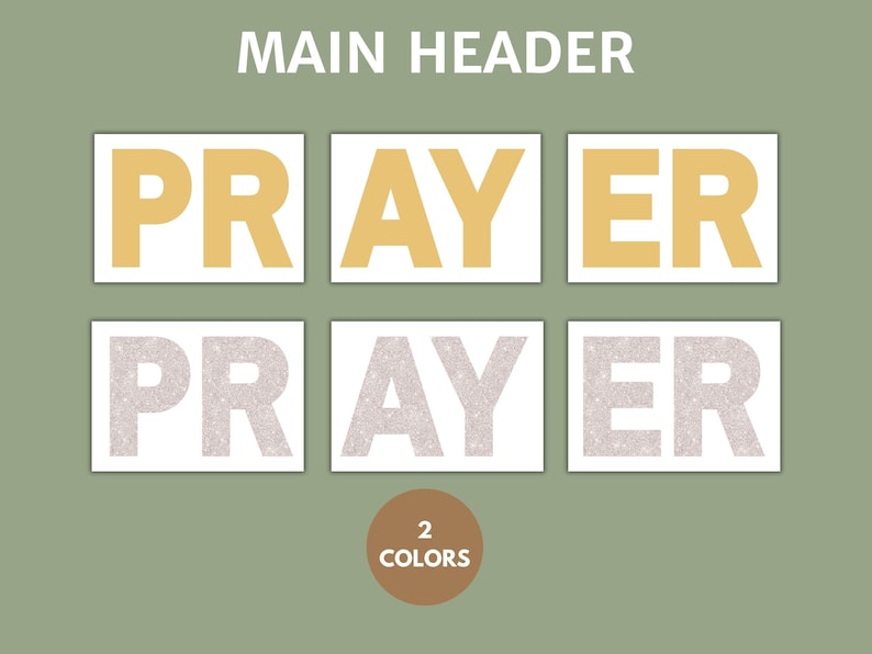 Prayer Board Kit Printable, Prayer Vision Board, Prayer Board Template ...