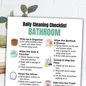 Home Cleaning, Bathroom Cleaning Guide