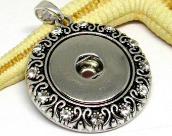 pendant for 18mm popper snaps