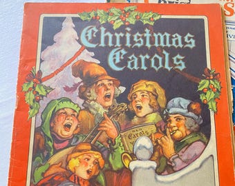 Faith Prayer Journal Supplies.Vintage Christmas Song Books.Old Used Christian Books.Religious Ephemera.Set of 2 Old Grungy books#104