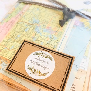 Old Vintage Maps, Travel Journal Ephemera, Scrapbook Paper, DIY Kit, Handmade Pack for Crafting Artsy Gifts For Friends. image 9