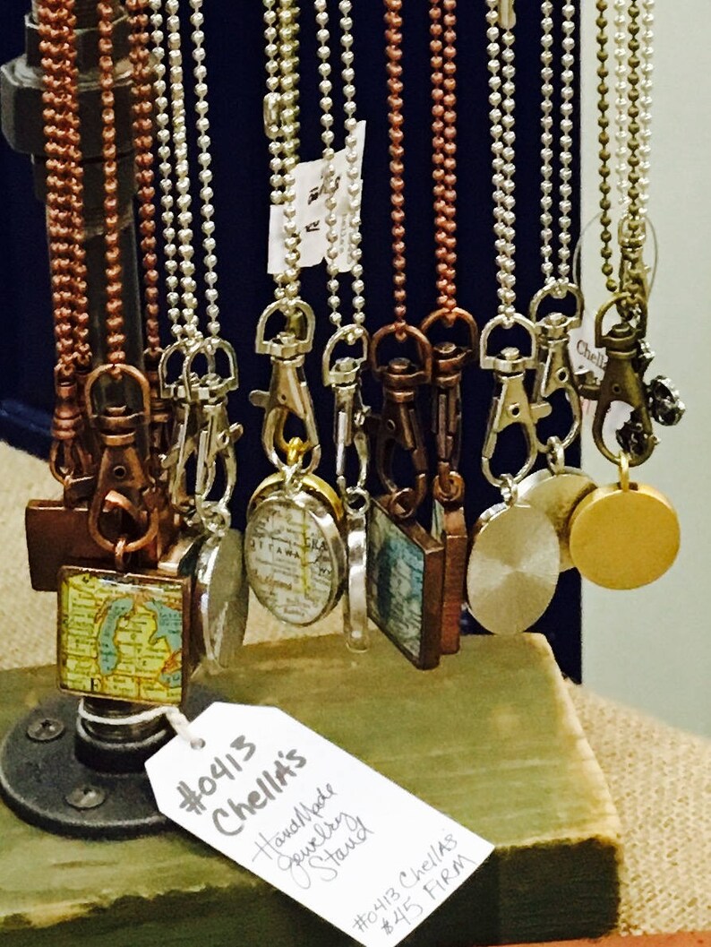 Bois Blanc Island Michigan Keychain. Handmade Vintage Map Etsy