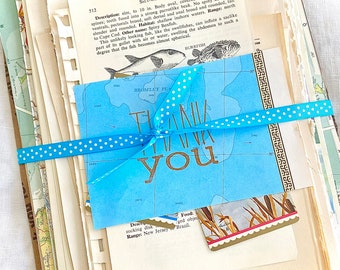 Large Junk Journal Kit. Ephemera Pack. Vintage Paper Craft Kit. The Perfect Gift for your Artsy Crafter Friends. Old Maps and Illustrations.