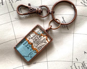 Albania Map Necklace.The Perfect Christmas Gift for Her.Handmade Albanian Gifts. Best Friend Gift. Nana Gift.