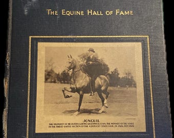 Official Horse Show Blue Book 1928 Vol. 22  The Equine Hall of Fame. Vintage Horse Ephemera.