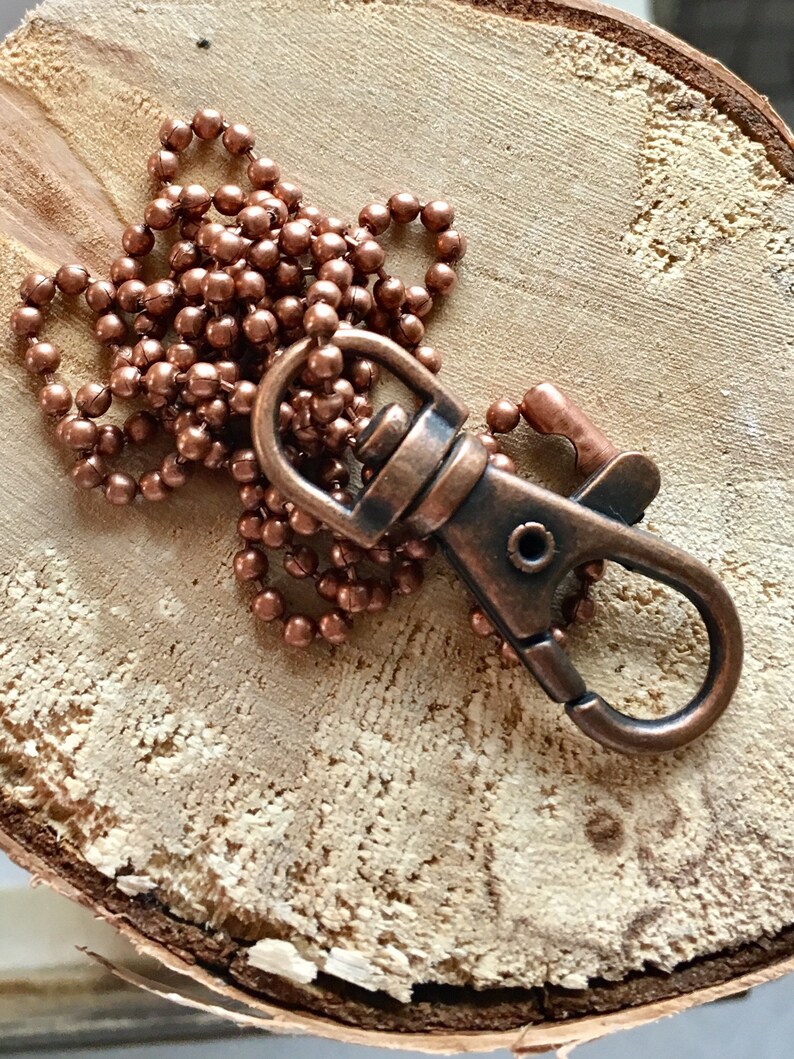 Copper Ball Chain Necklace 24 Inch2.4 Mm Copper Layering Etsy