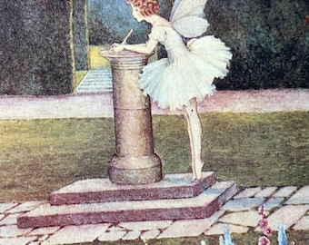 BLOSSOM A Fairy Story by Ida Rentoul Outhwaite. Rare Childrens Story Book. Vintage Fairy Book with Beautiful Illustrations.Fantasy Folklore.