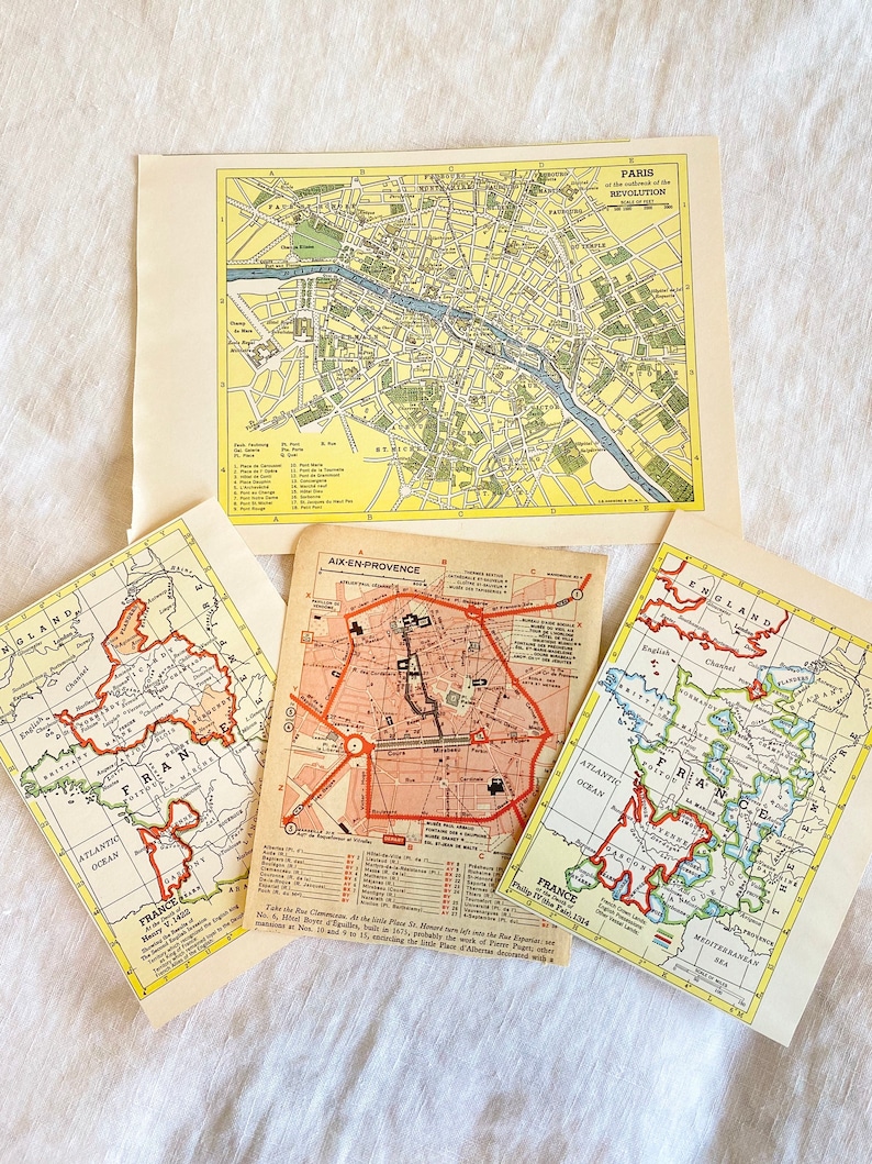 French Junk Journal Kit.Ephemera Pack for your Art Journal.Mixed Media Supplies.