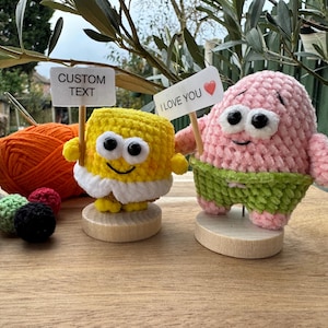 Handmade Crochet Cartoon Characters