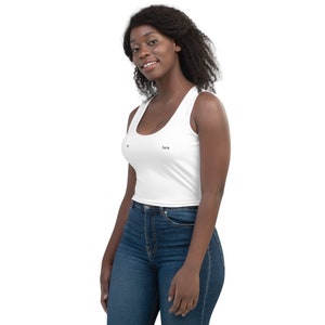 Crop Top No Bra Club Original Design Summer Outfit Fits All V-neck Top
